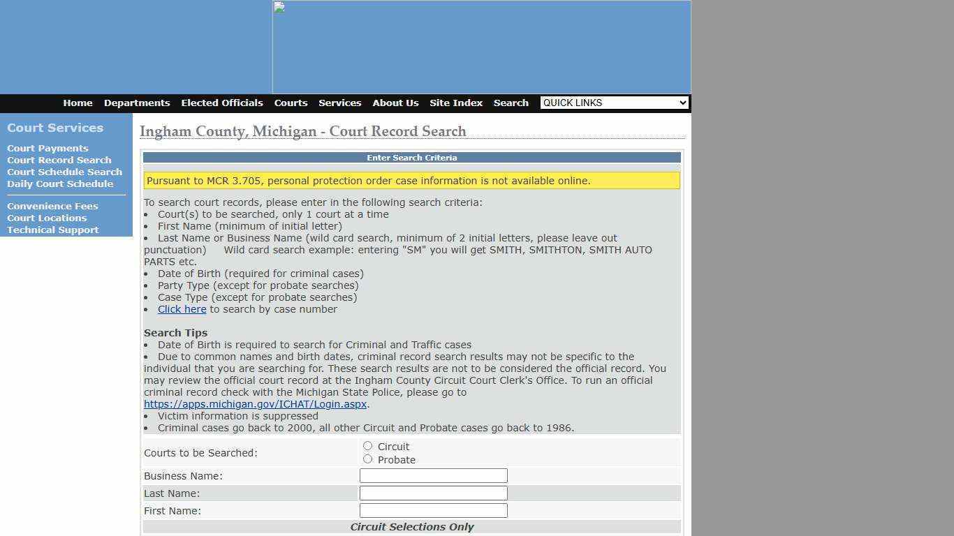 Ingham County Court Services